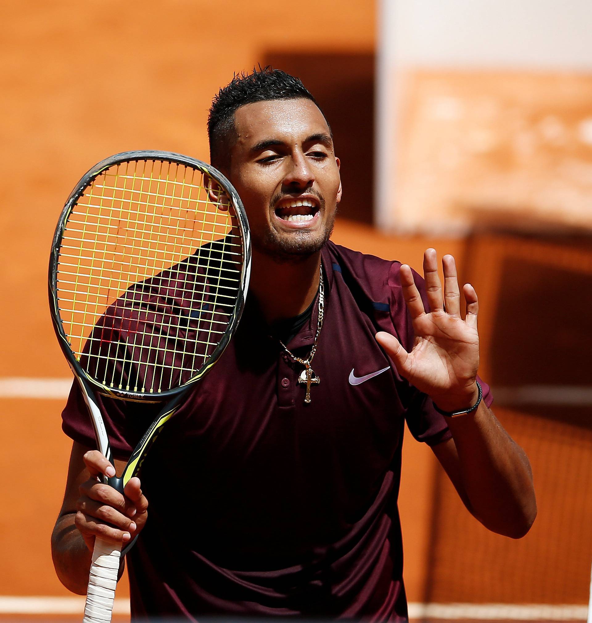 Tennis - Madrid Open - Stan Wawrinka of Switzerland v Nick Kyrgios of Australia