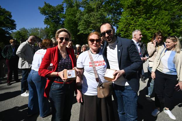 Zagreb: Tomislav Tomašević na proslavi Praznika rada u parku Maksimir