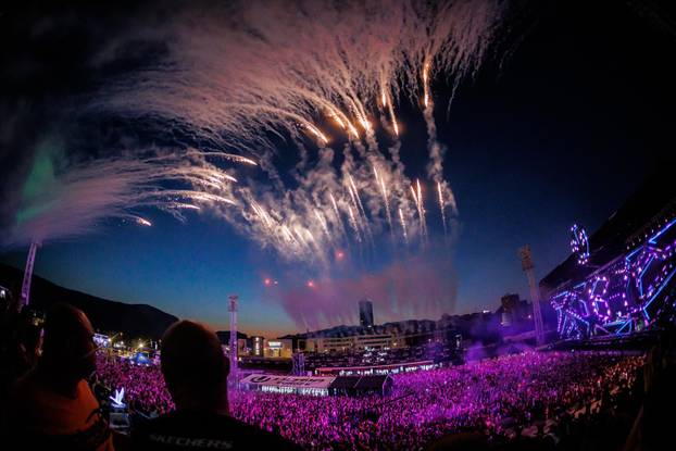 Split: Vatromet druge večeri Ultra Europe Festivala