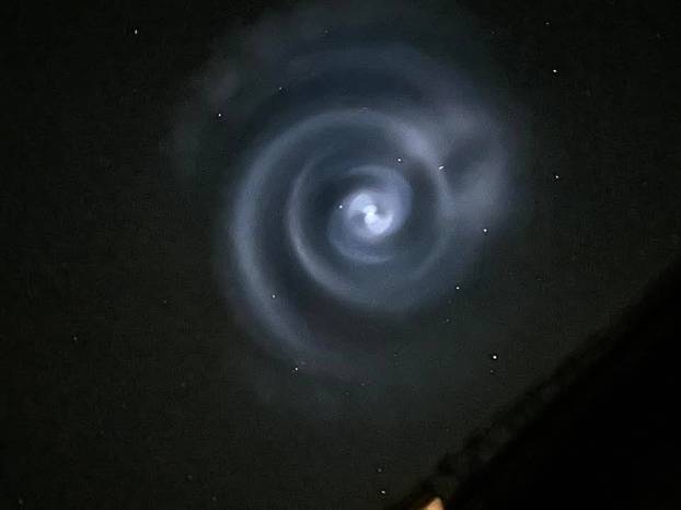 100 slika spiralnog fenomena na nebu koji je šokirao Hrvate
