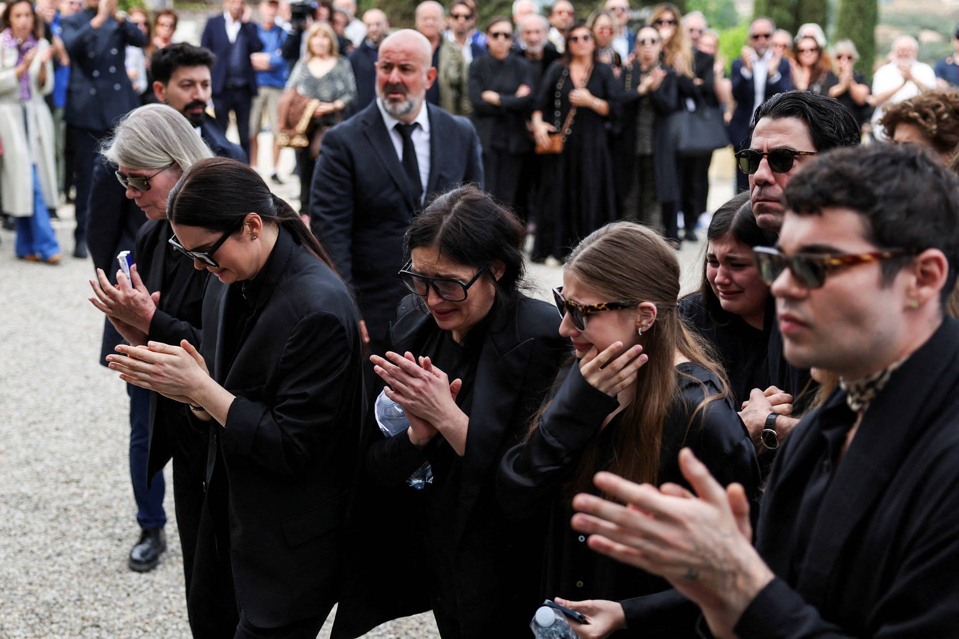 Funeral ceremony of Italian designer Roberto Cavalli, in Florence