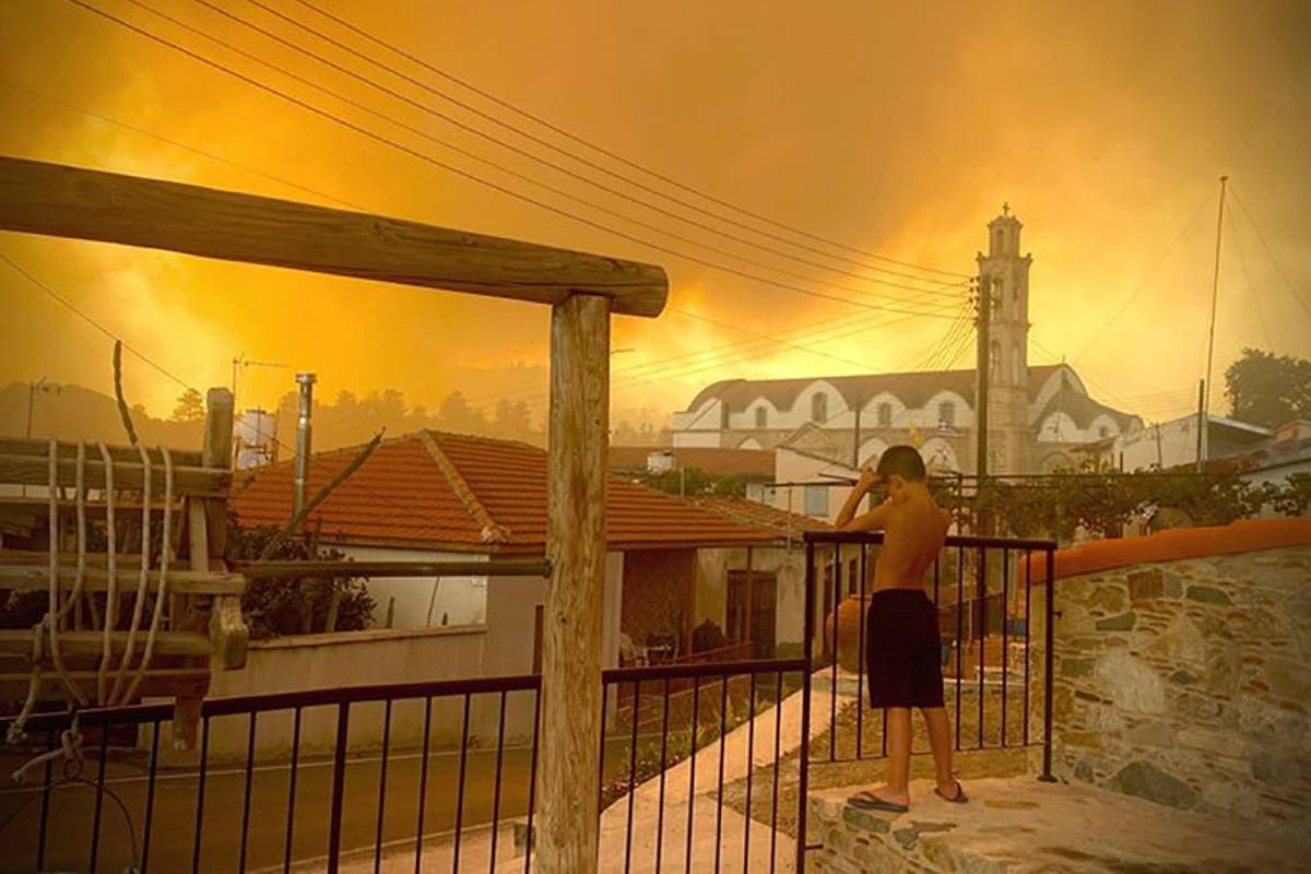 Golemi požar opustošio Cipar: Napokon ga stavili pod kontrolu
