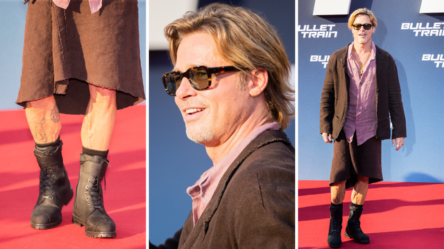 Brad Pitt oduševljen suknjom: 'Povjetarac je posebno lijep'