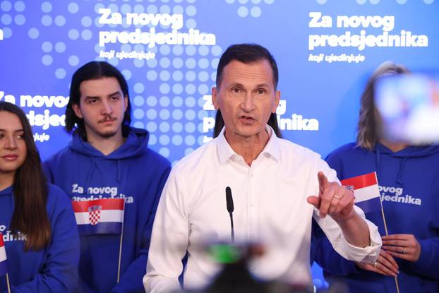 Zagreb: Dragan Primorac predstavio slogan predsjedničke kampanje