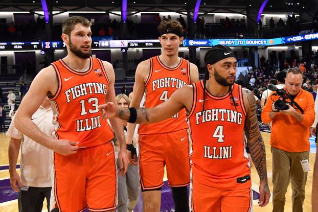 COLLEGE BASKETBALL: JAN 14 Illinois at Northwestern