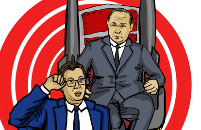 Putin, poznatiji kao 'Milošević s atomskom bombom', i dalje drži odanog Vučića na kratkom lancu