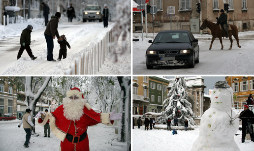 FOTO Pulu prije točno 15 godina zameo snijeg: Padao cijelu noć, a ceste pretvorio u sanjkališta...