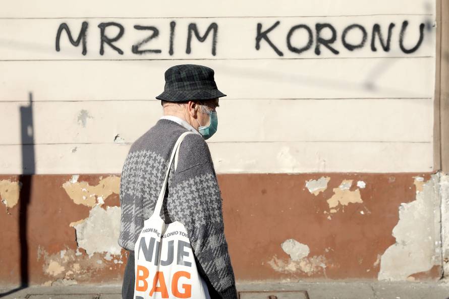 Zagreb: Osvanuo grafit Mrzim koronu