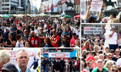 FOTOGALERIJA Transparenti i poruke: Ovako je izgledao 'Festival slobode'  na trgu