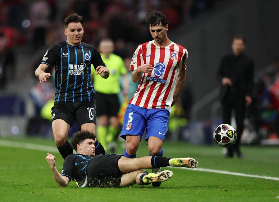 UEFA Champions League - Play Off - Second Leg - Atletico Madrid v Club Brugge