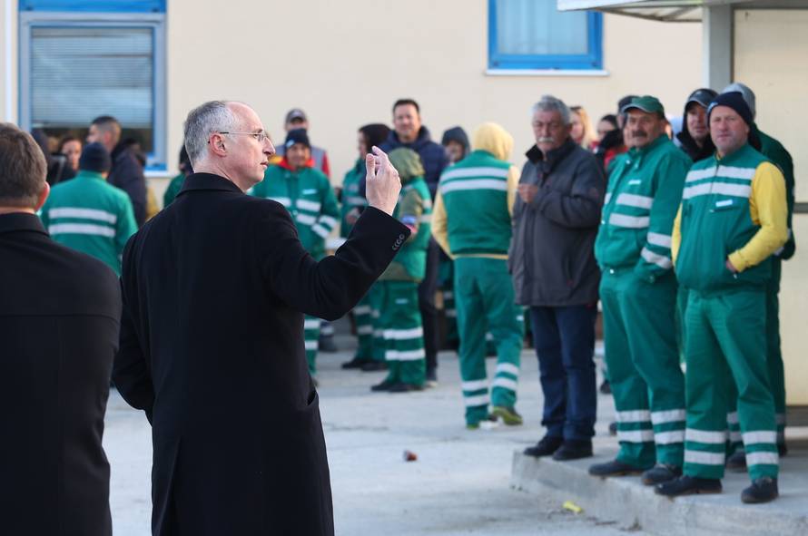 Split: Puljak i Ivošević stigli u Čistoću na pregovore s direktorom tvrtke