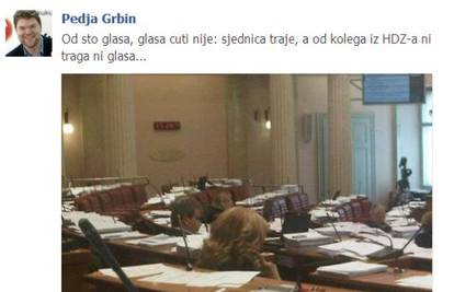 Grbin na Fejsu o HDZ-ovcima: "Od sto glasa, glasa čuti nije"