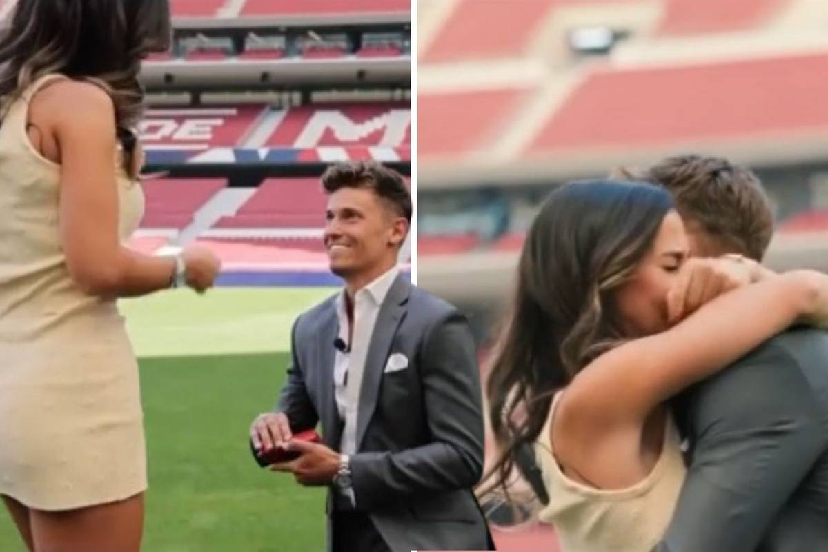 VIDEO Suigrač Šime Vrsaljka je zaprosio djevojku na stadionu