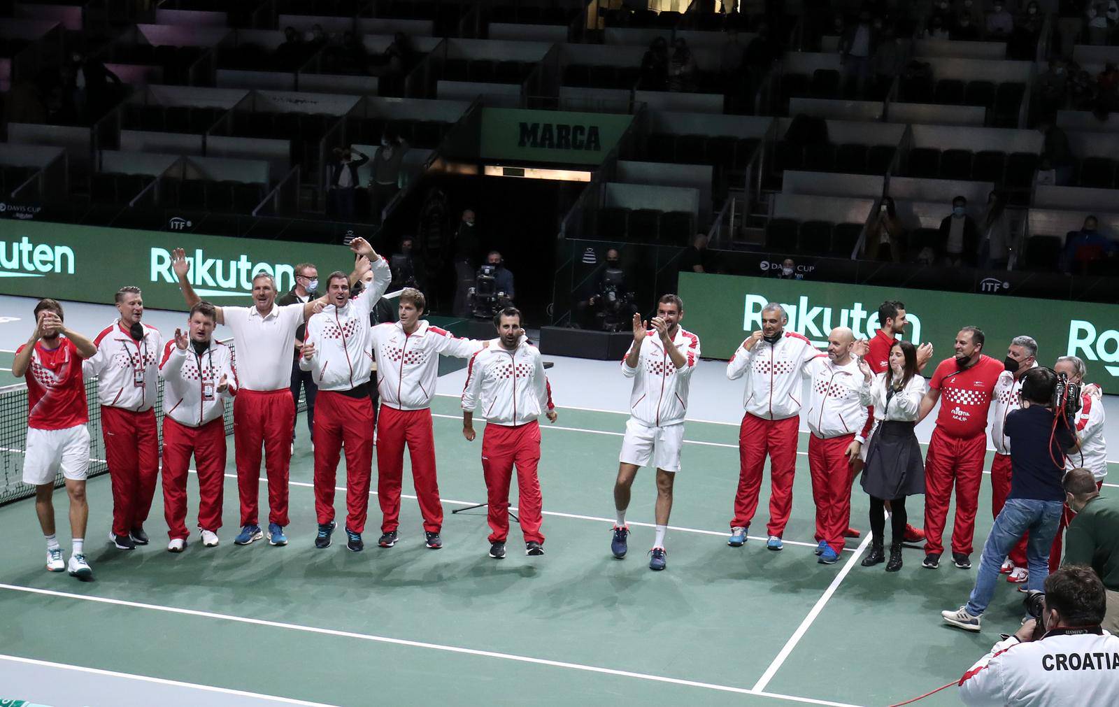 Madrid: Slavlje nakon ulaska Hrvatske u finale Davisova kupa