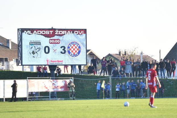 Bjelovar: 1/8 finala SuperSport Hrvatskog nogometnog kupa, NK Mladost Ždralovi - HNK Hajduk