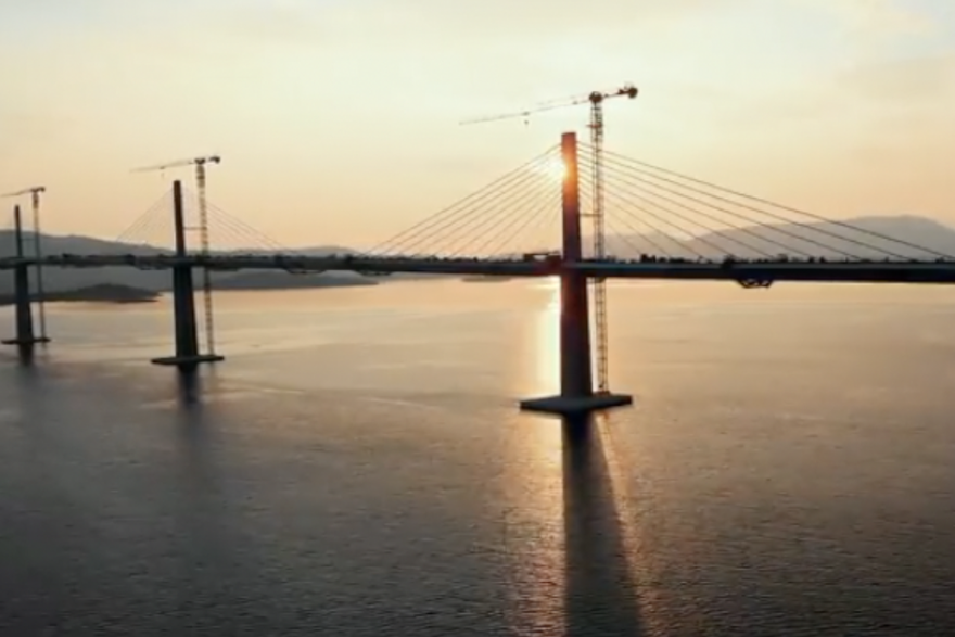 Novi video Pelješkog mosta