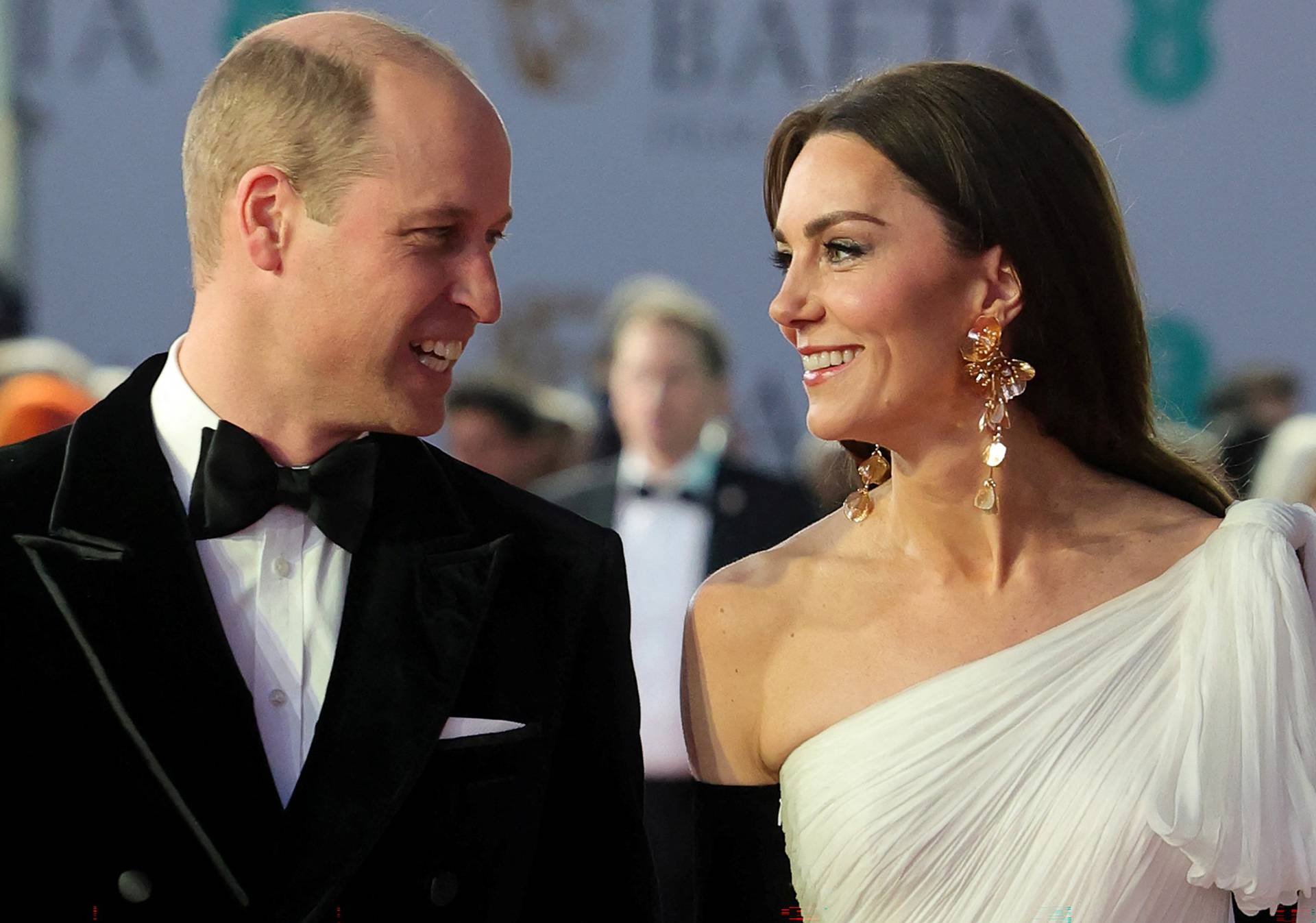 Britain's Prince William and Catherine, Princess of Wales, attend 2023 BAFTA Film Awards in London