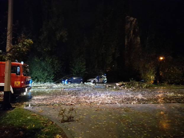 Nevrijeme pogodilo Zagreb. Vatrogasci su imali više od 50 intervencija! Pogledajte fotke