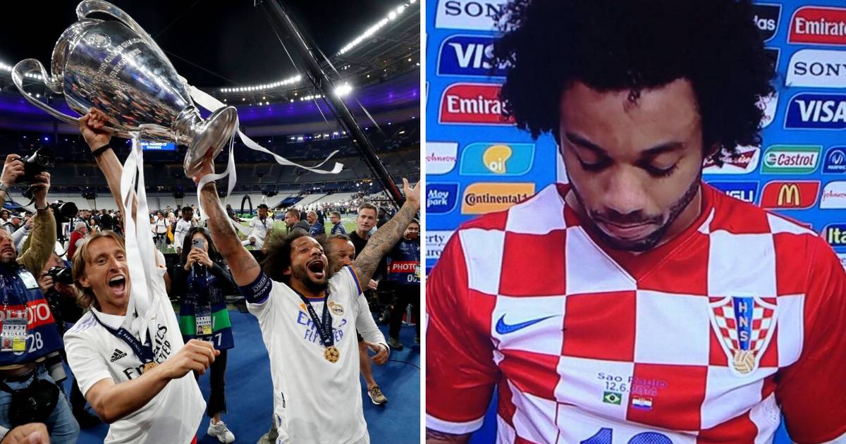 He scored a goal for Croatia, so he took photos in our jersey. The Great Marcelo has announced the end of his career