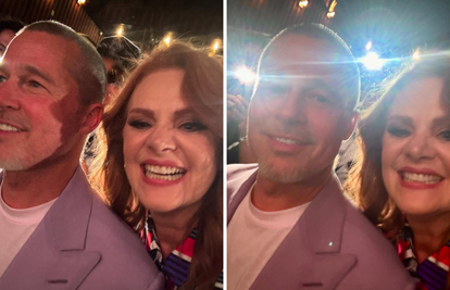 Cijela Hrvatska pratila je njezin težak život na malim ekranima, a sada se fotkala s Brad Pittom