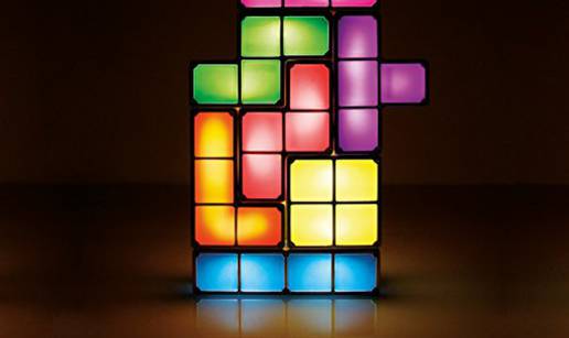 Lampa za sve koji su proveli djetinjstvo igrajući Tetris