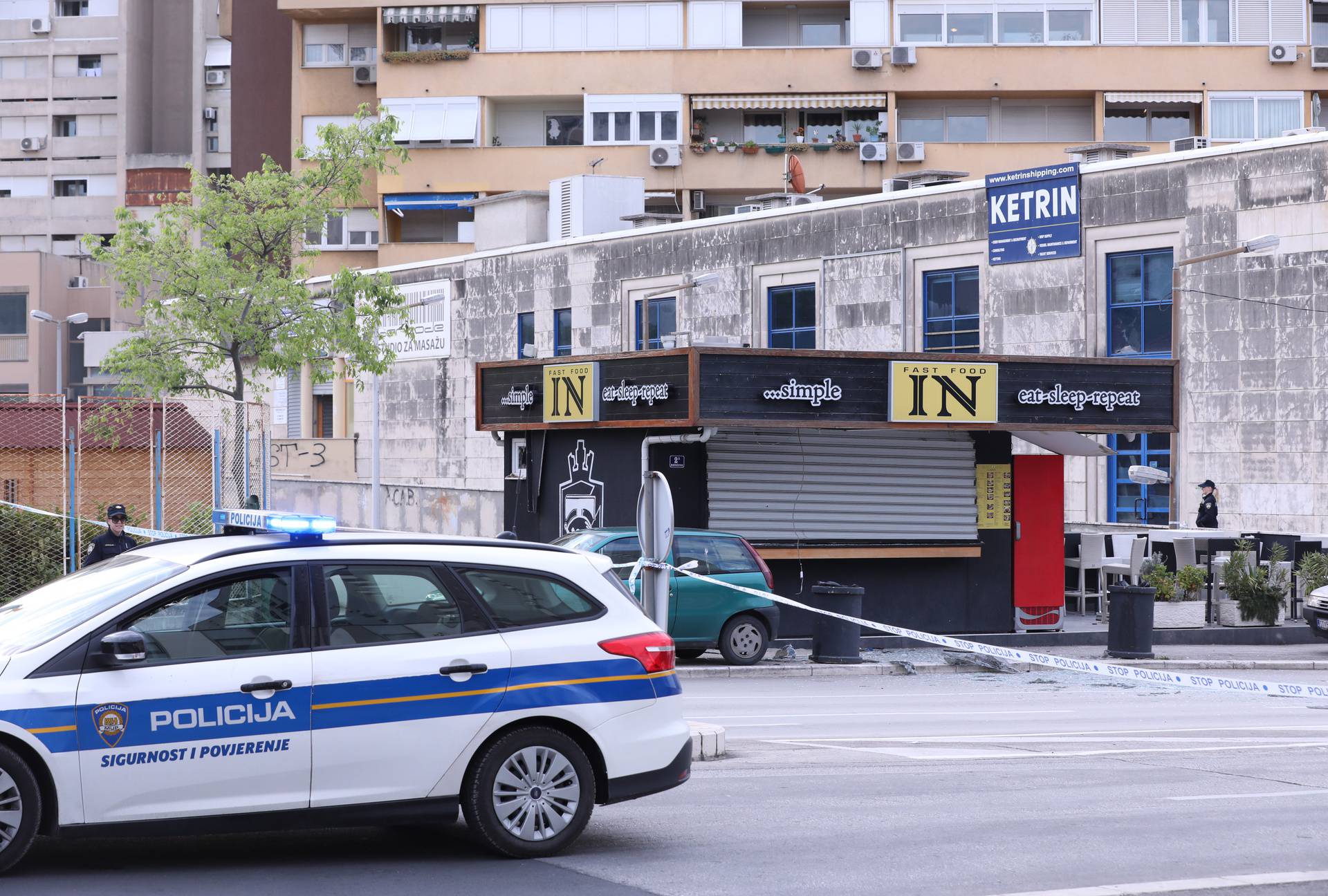 Eksplozija u splitskom fast foodu, utvrđuje se razlog i materijalna šteta