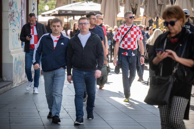 Zagreb: Grad prepun navijača uoči večerašnje utakmice