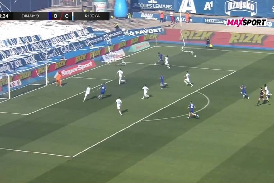 Golovi s utakmice Dinamo - Rijeka