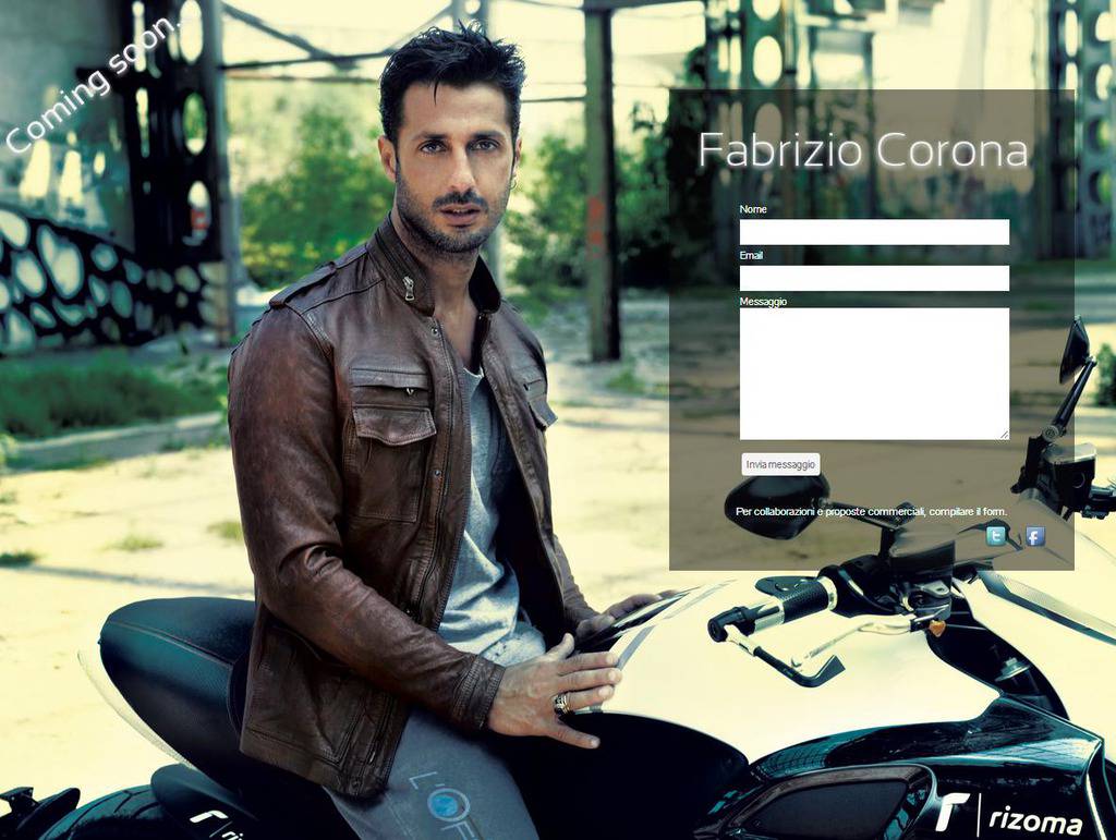 Screenshot/Fabriziocorona.it