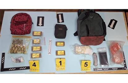 FOTO Policija uhitila dilere kraj Splita: Jednom su našli i bombu