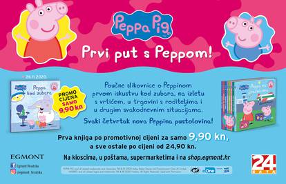 Zaboravite na strah od zubara uz poučne Peppa Pig slikovnice