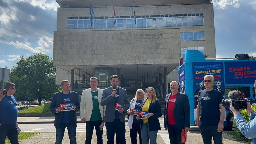 Bernardićeva koalicija 'Zagreb United' predstavila program: 'Cilj je da ljudi žive normalno'