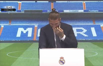Sergio Ramos rasplakao se na oproštaju od Reala: To je jedan od najtežih trenutaka u životu