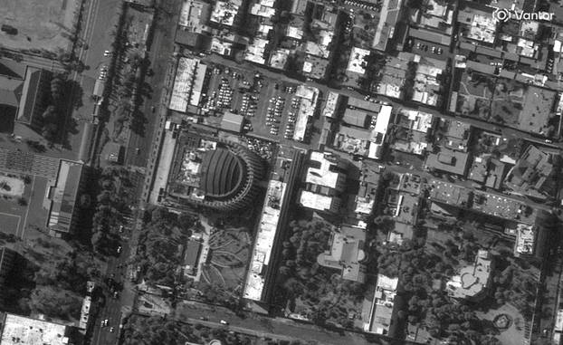 Satellite images show Tehran sites before and after damage