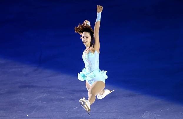 Zagreb: Predsjednica RH Grabar-Kitarovi? sa suprugom bodrila k?er Katarinu na Zlatnoj pirueti