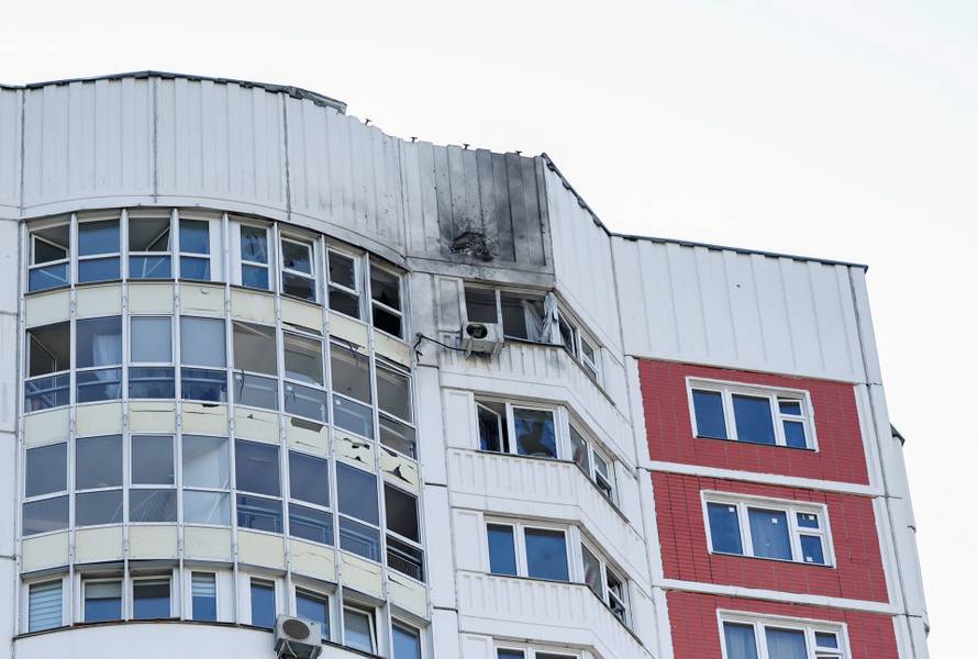 Drones reportedly hit buildings in Moscow