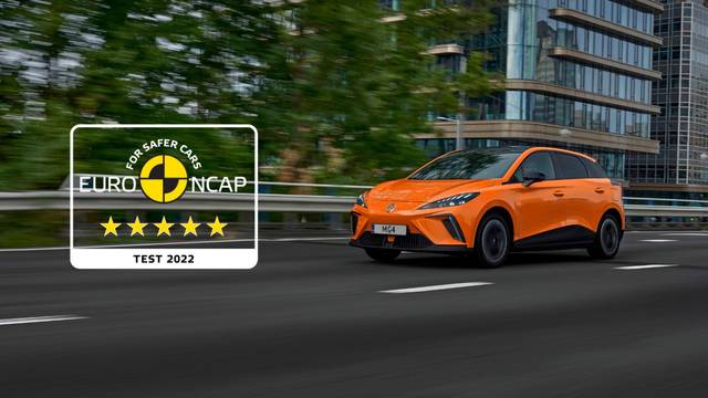 MG4 Electric modelu dodijeljena nagrada EuroNCAP Pet zvjezdica za sigurnost