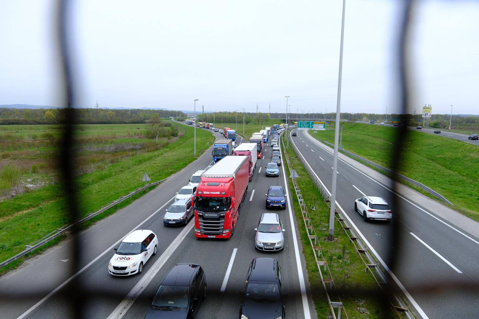 Zagreb: Gužve na obilaznici zbog početka radova