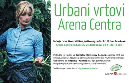 Sadnja prve žive zaštitne jestive ograde ispred Arena Centra