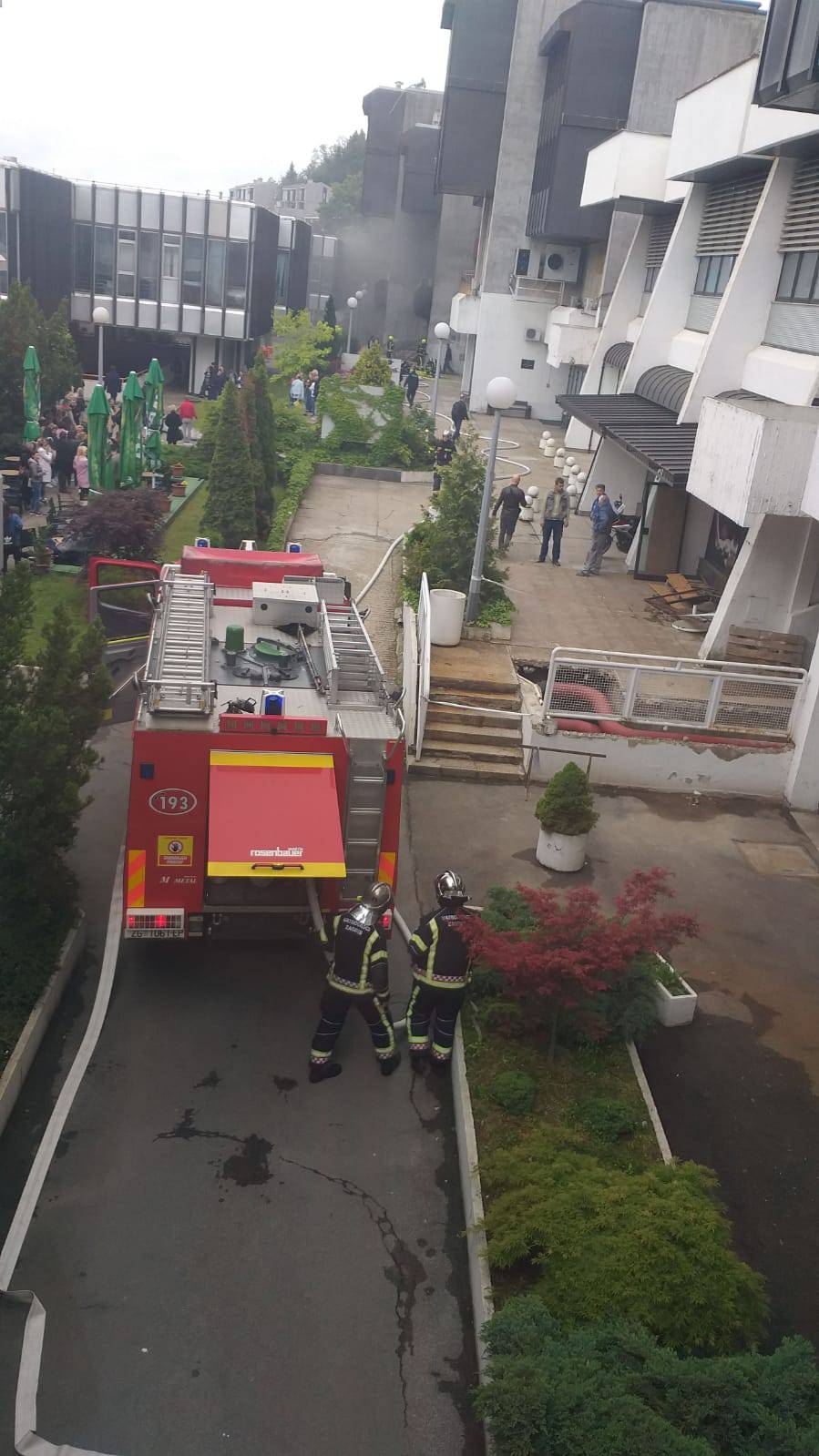 Gorjelo veleučilište na Ksaveru: Požar ugasili u nekoliko minuta