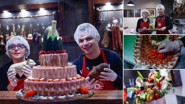 Torta od pršuta i slanine, buketi bez cvijeća: Slavica od domaćih delicija pravi 'mesnu poeziju'