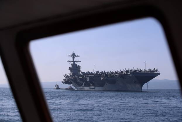 Američki nosač aviona USS Gerald R. Ford stigao je u Split