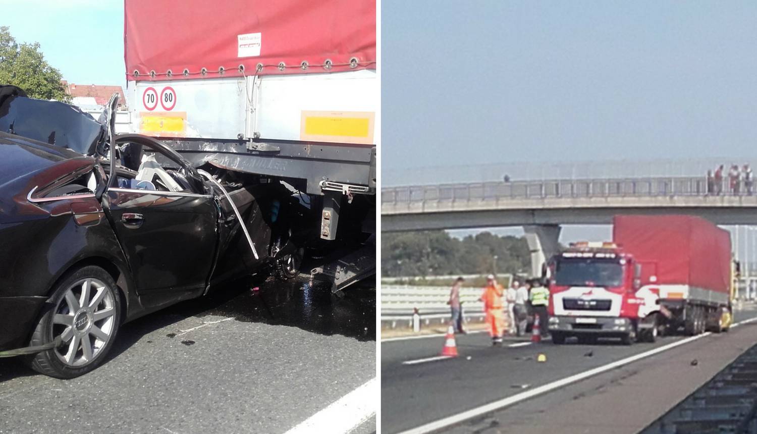 Autom se zabio u kamion na autocesti i na mjestu poginuo