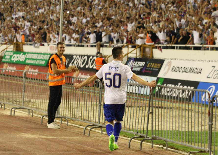 'Sveti' Ante Erceg zabio dva i odveo Hajduk u play-off EL-a!