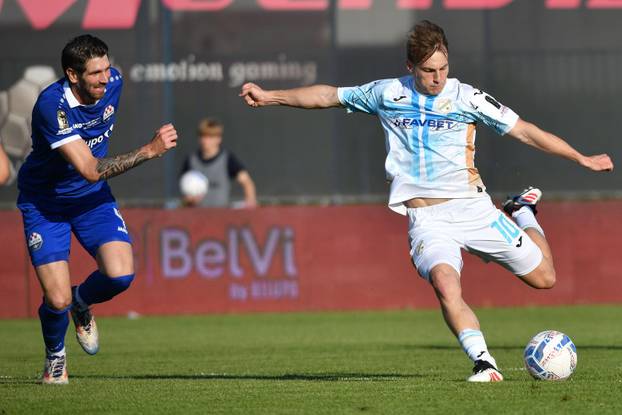 Slaven Belupo i Rijeka sastali se u prvoj utakmici finala Hrvatskog nogometnog kupa