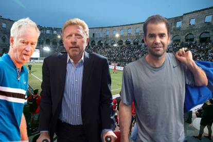 Spektakl u pulskoj Areni: Stižu nam Sampras, McEnroe, Moya