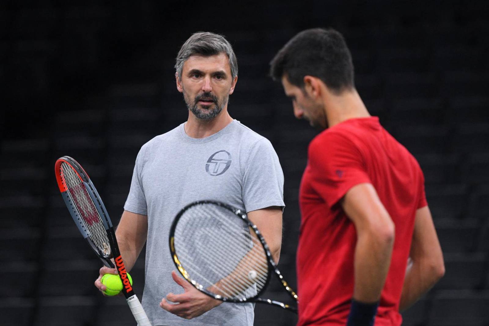 Rolex Paris Master - Novak Djokovic Training