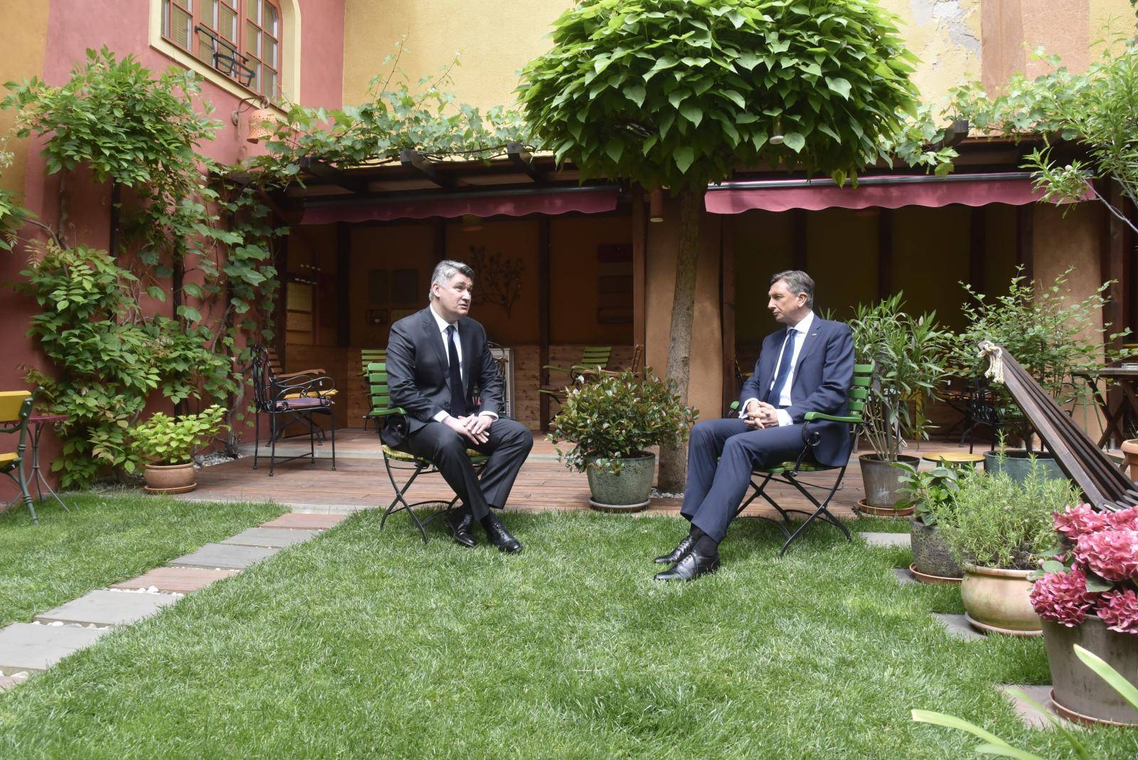 Pahor srečanje Milanovič