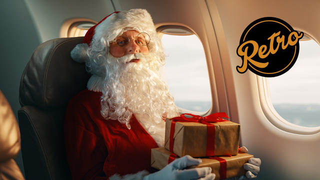 Prva originalna radiodrama je bila o Djedu Mrazu u zrakoplovu