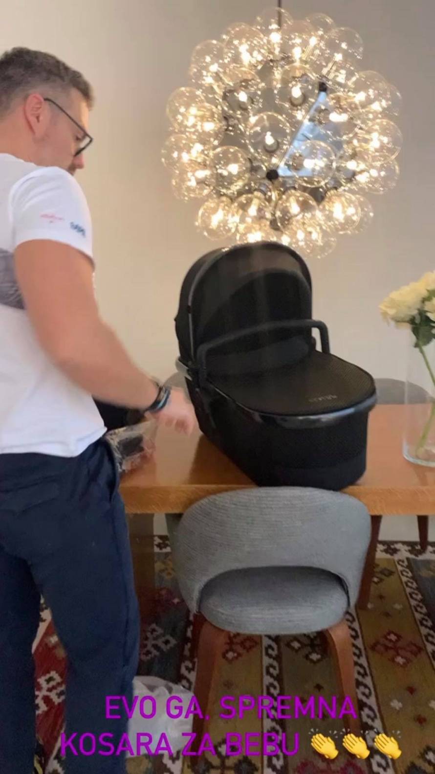 Šuput spremna za porod: Muža 'upregnula' da složi sve za sina